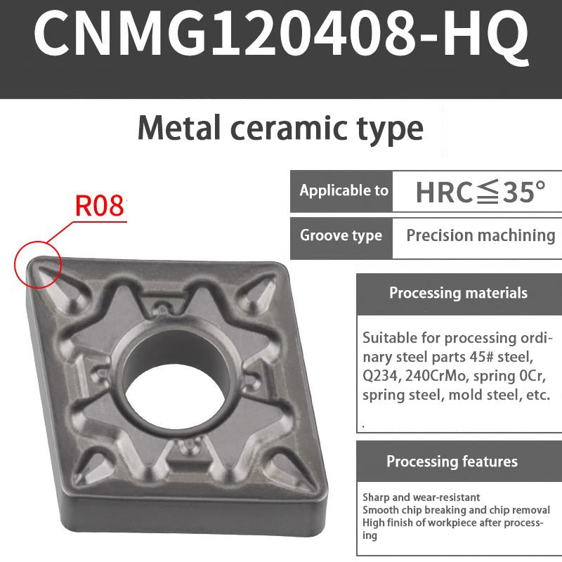 116-CNMG120404 turning blade 120408 steel stainless steel aluminum diamond outer circle alloy blade Shandong Denso Pricision Tools Co.,Ltd.